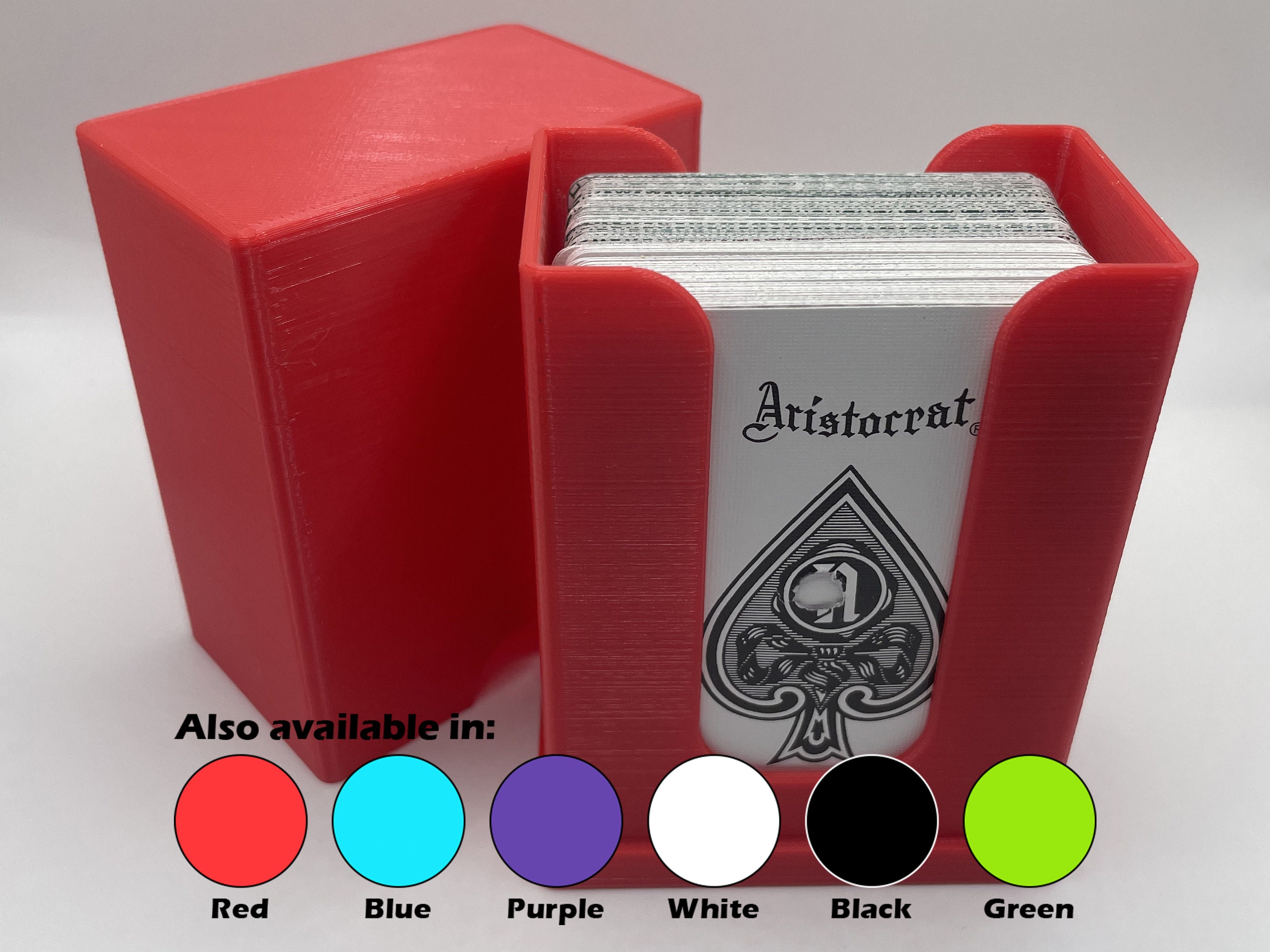 Sliding Playing Card Box Holds 1 2 3 or 4 Decks of Cards Etsy