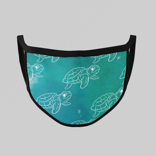 Sea Turtle Face Mask Etsy