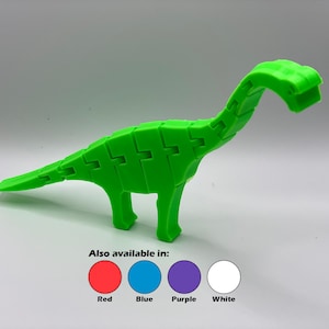 Sensory Brachiosaurus, Articulated Brachiosaurus Fidget Toy