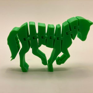 Sensorisch paardenspeelgoed, gearticuleerd paard fidget speelgoed