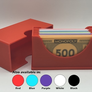 Spardose, Geldscheinhalter für Monopoly Geld