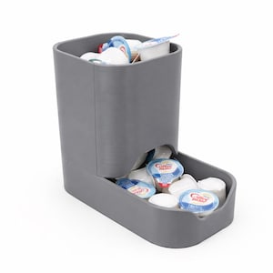Self-Filling Coffee Creamer Dispenser - Holds 40 Creamers