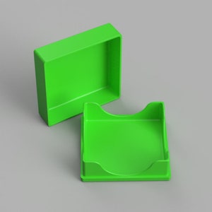 Square Playing Card Box - 3 inch by  3 inch