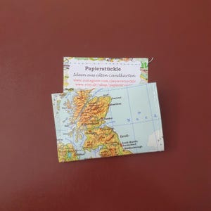 ENGLAND - Upcycling Kartenetui für Visiten- oder Bankkarten, Führerschein - Kartenhülle, kleiner Geldbeutel