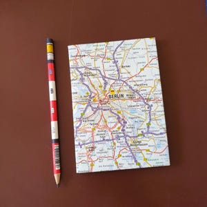 BERLIN Reise Notizheft A6 liniert - Notizbuch, Reisetagebuch für Weltenbummler