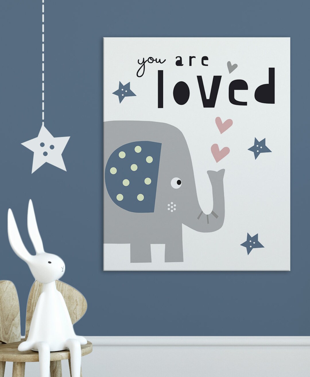 You Are Loved Nursery Print Kids Wall Art Printable Nursery Etsy
