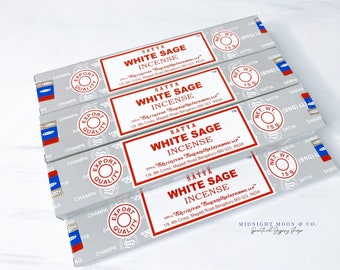 White Sage Aura Protection Incense • Satya