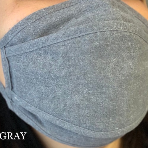 3D Cotton Adult Youth 3 Layer Handmade Solid Nose Wire Adjustable Straps Filter Pocket Washable High Quality Comfortable Face Mask