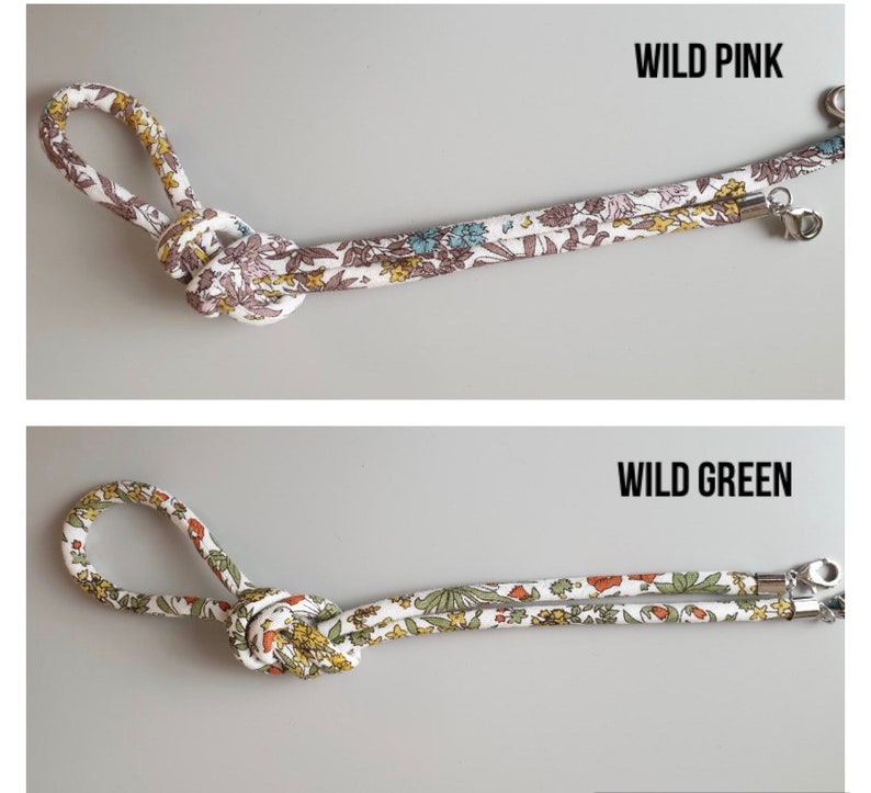 Mask Lanyard Floral, Face Mask Holder, Face Mask Necklace, Face Mask Strap, Handmade Lightweight Mask Lanyard image 7