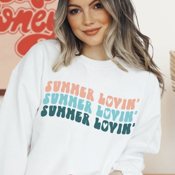 Summer Lovin Svg, Summertime Svg, Sunshine Svg, Love in the Sun Svg, Summer Love Svg, Cute Summer Shirt Svg,Png, Retro Svg, Cut File Svg Png