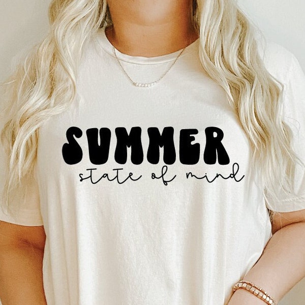 Summer State of Mind Svg, Summer Lovin Svg, Sunshine Svg, Love in the Sun Svg, Trendy Cute Summer Shirt Svg,Png, Retro Svg, Cut File Svg Png