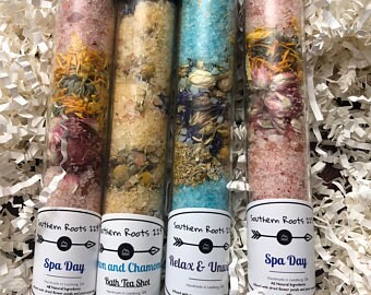 NEW SCENTS ADDED /Bath Shots | Bath Soak |  Bath Tea|  bath salts | T…