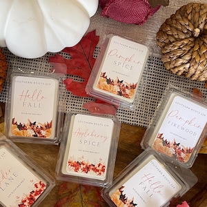 Fall wax melts, autumn scents, strong scented