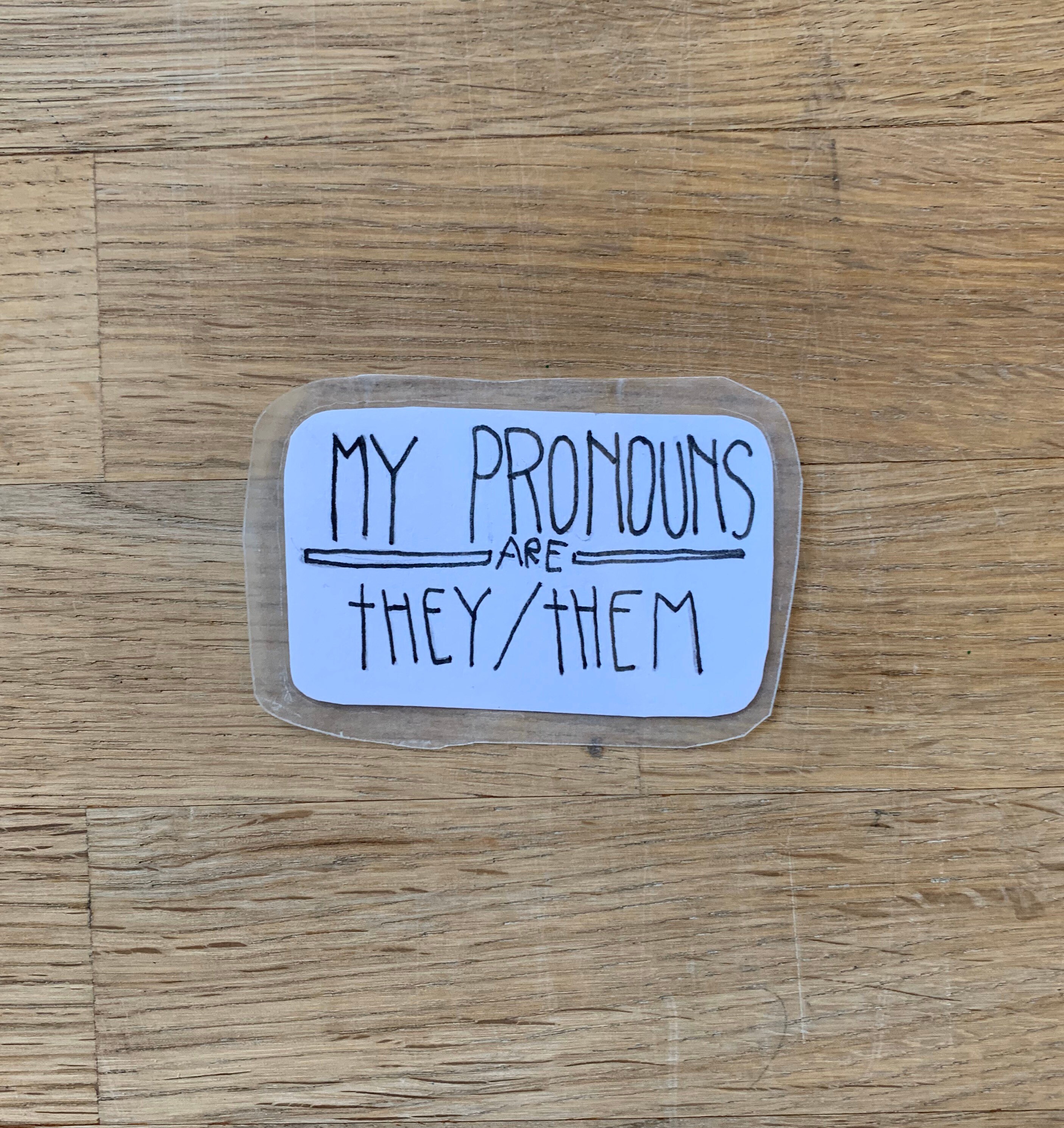 Limited edition Pronoun stickers 3pcs pronoun sticker set Etsy