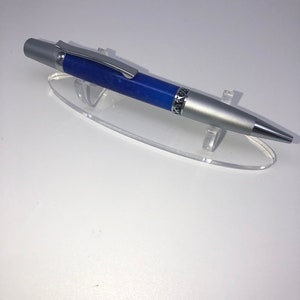 Handmade pen, twist pen, acrylic pen, ballpoint pen, unique gift, custom pen, high end pen, black ink pen