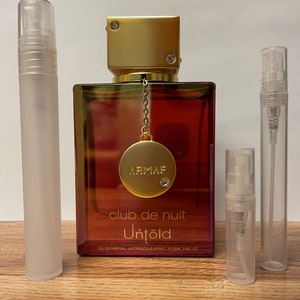 Club De Nuit ***UNTOLD*** Eau De Parfum Cologne, Travel, Spray (2ML, 5ML or 10ML Sample Only!!)