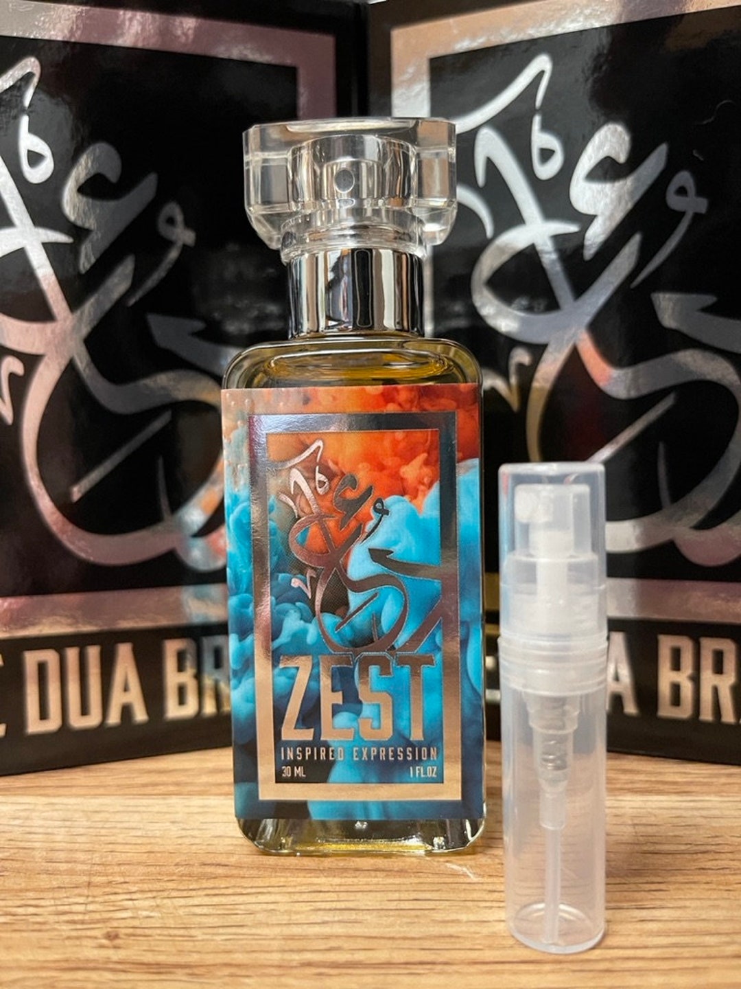 Dua Fragrances Zest Cologne, Travel, Spray 2ML Sample Etsy