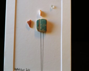 Arte 3D / Te amo con todo mi corazón... / 5x7 con paspartú