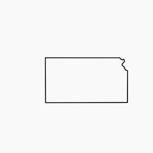 Kansas SVG Kansas Outline svg Kansas SVG Outline of Kansas Svg Includes svg Files Kansas Print Digital State File