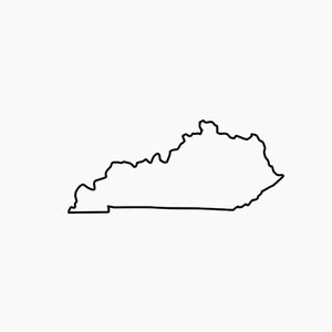 Kentucky SVG Kentucky Outline svg Kentucky SVG Outline of Kentucky Svg Includes svg Files Kentucky Print Digital State File
