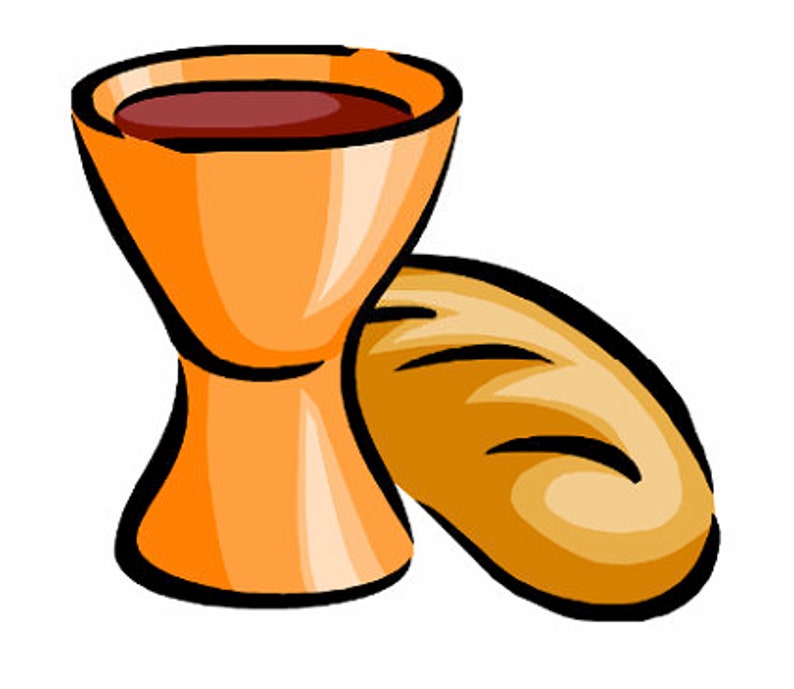 Communion Bread and Wine Vector SVG Sacramental Symbols Etsy
