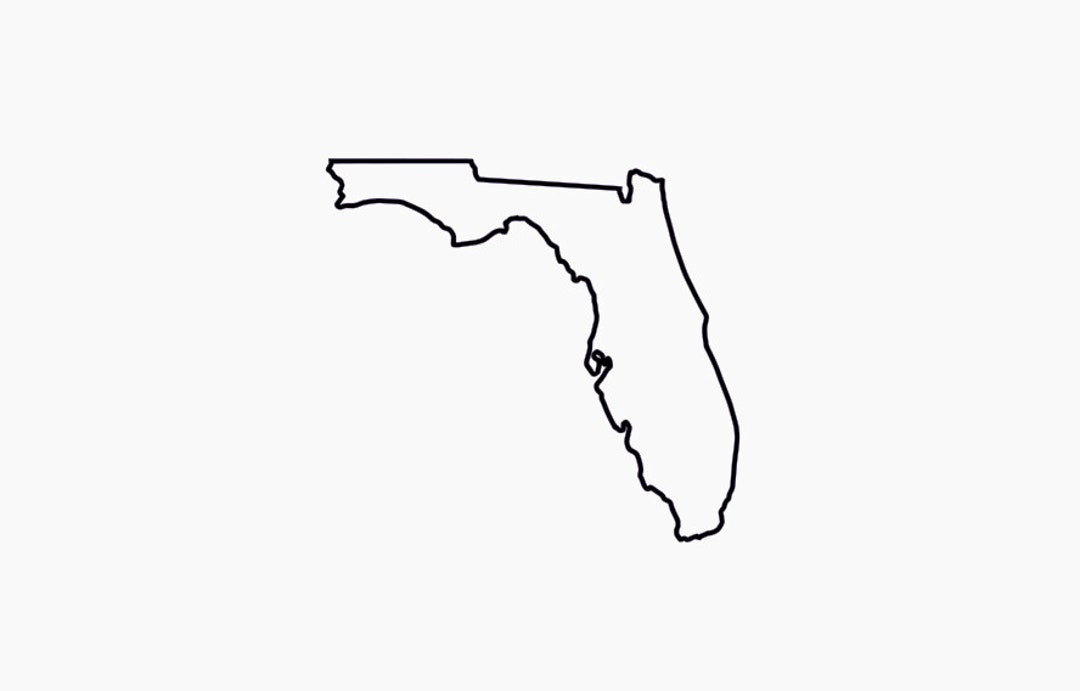 Florida SVG Florida Outline Svg Florida SVG Outline of Florida Svg