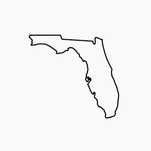 Florida SVG Florida Outline svg Florida SVG Outline of Florida Svg Includes svg Files Florida Print Digital State File