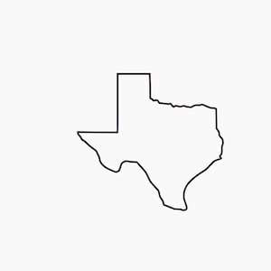 Texas SVG Texas Esquema svg Texas SVG Esquema de Texas Svg Incluye archivos svg Archivo de estado digital de impresión de Texas