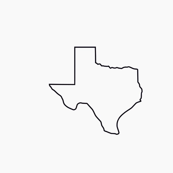 Texas SVG Texas Outline svg Texas SVG Outline of Texas Svg Includes svg Files Texas Print Digital State File