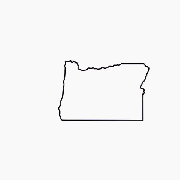Oregon Outline - Etsy