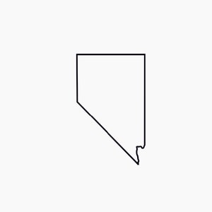 Nevada SVG Nevada Outline svg Nevada SVG Outline of Nevada Svg Includes svg Files Nevada Print Digital State File