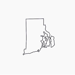 Rhode Island SVG Rhode Island Outline svg RI SVG Outline of Ri Svg Includes svg Files Rhode Island Print Digital State File