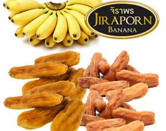 JIRAPORN BANANA Soft Sun Dried Thai Banana Snack
