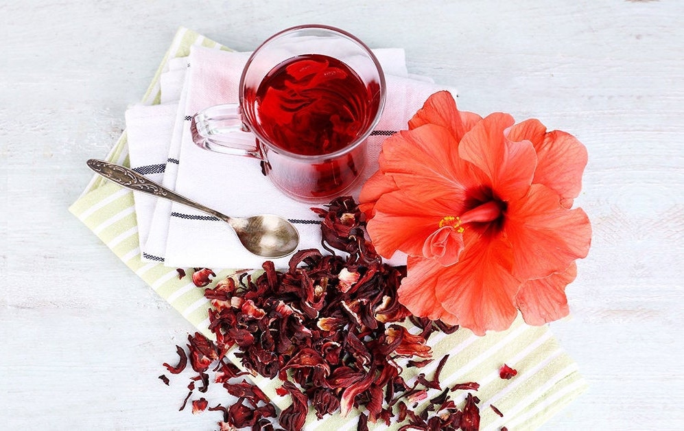 Dried Red Hibiscus Flowers Tea – GreenHeart Store