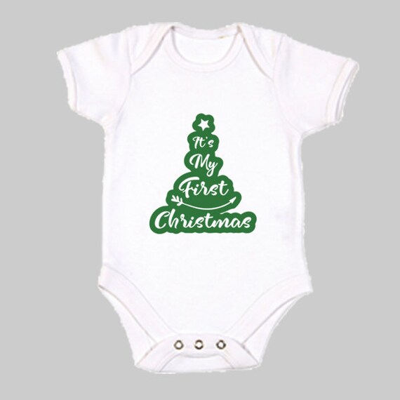 1st christmas baby grow