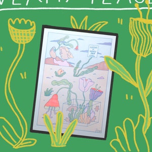 Verity Pease Risograph Collab