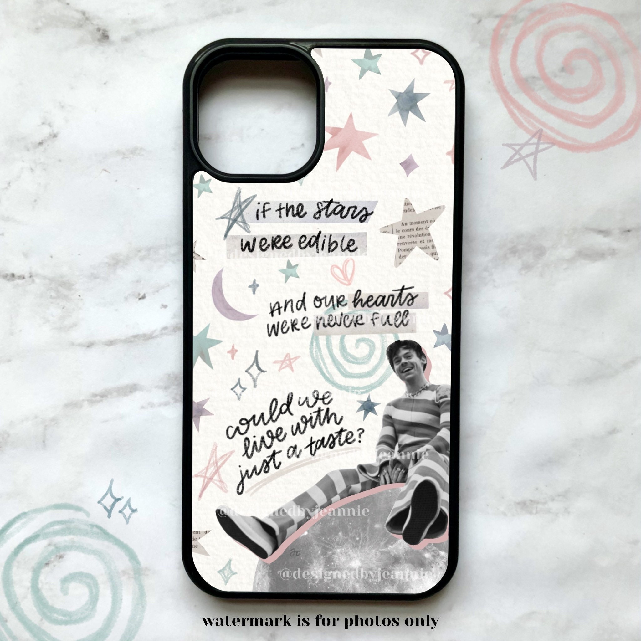 Edible Stars Phone Case Harry S House Inspired Music For Etsy