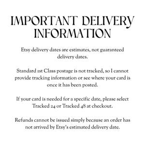 a poem written in black and white with the words important delivery information