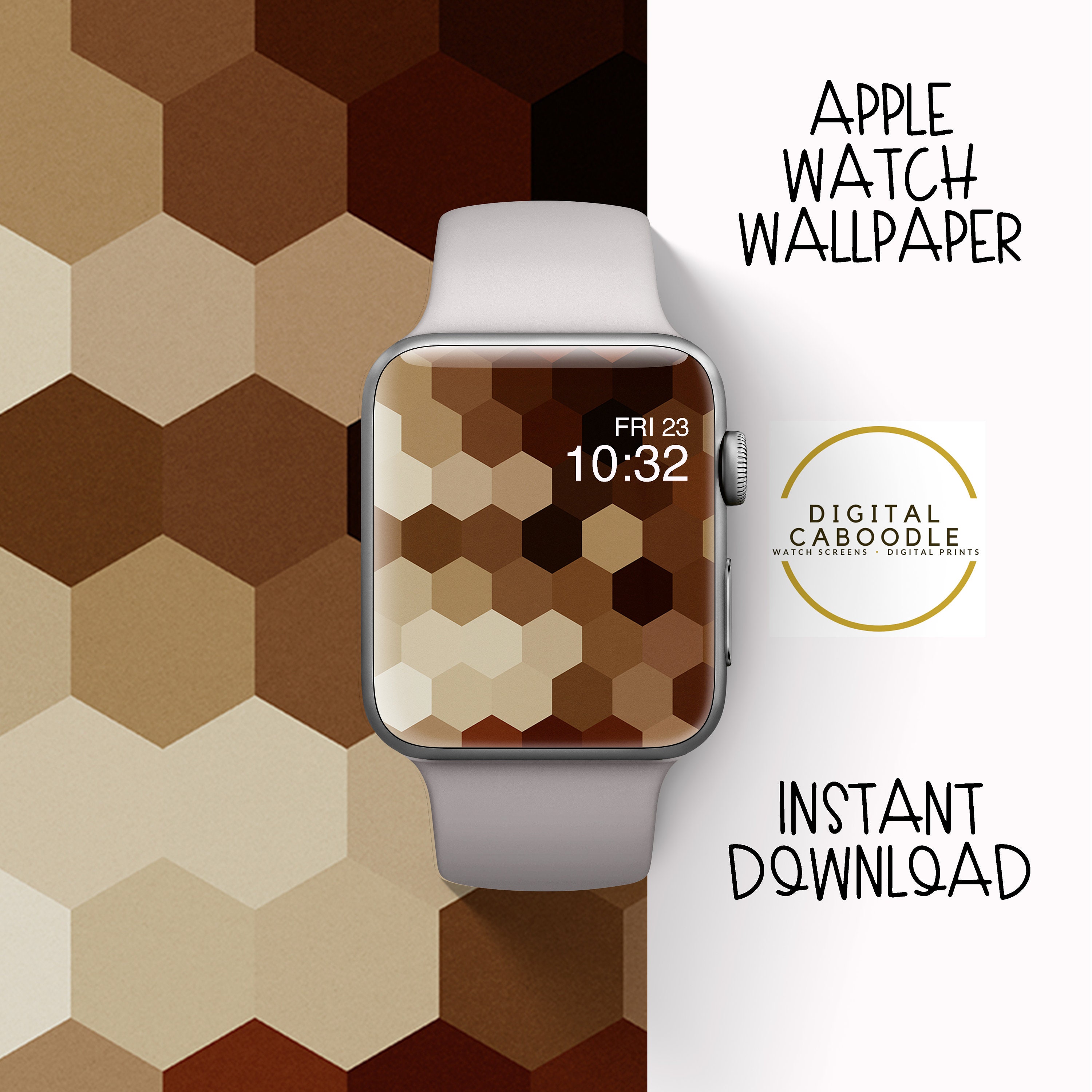 Wallpaper for Smart Watch Wallpaper With Abstract Watch Etsy Australia