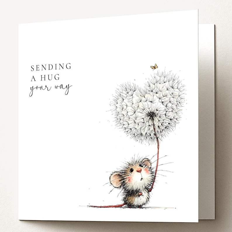 Sending a Hug Card, Thinking of You Card, Comfort Card, Support Card for Difficult Times image 6