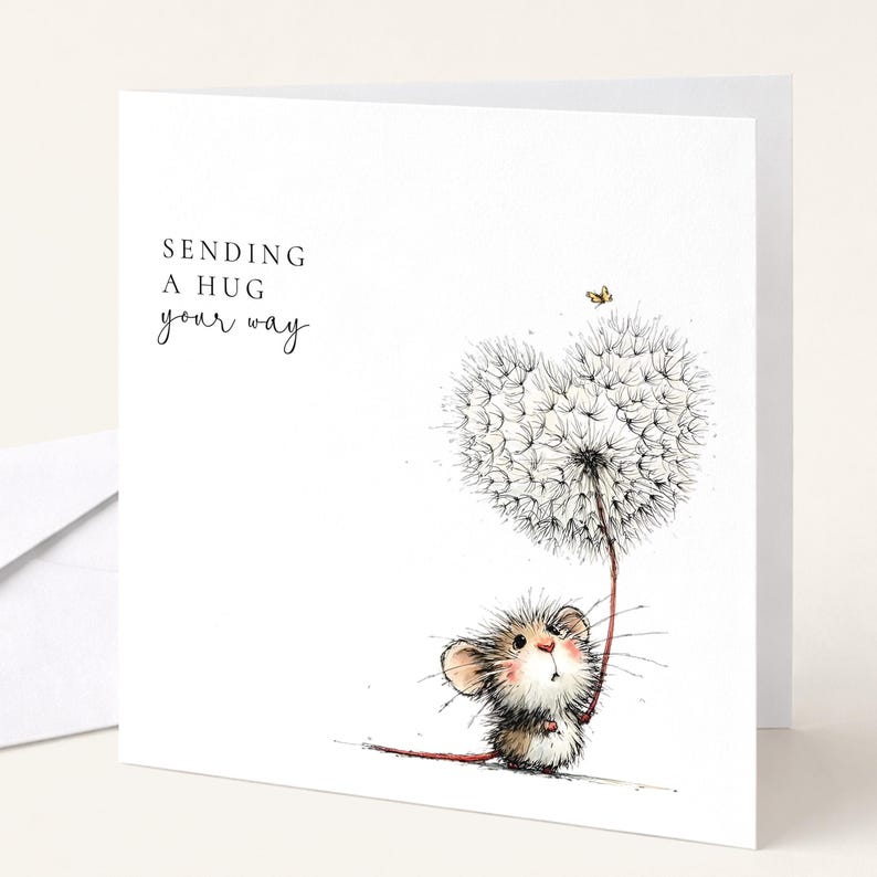 Sending a Hug Card, Thinking of You Card, Comfort Card, Support Card for Difficult Times image 7