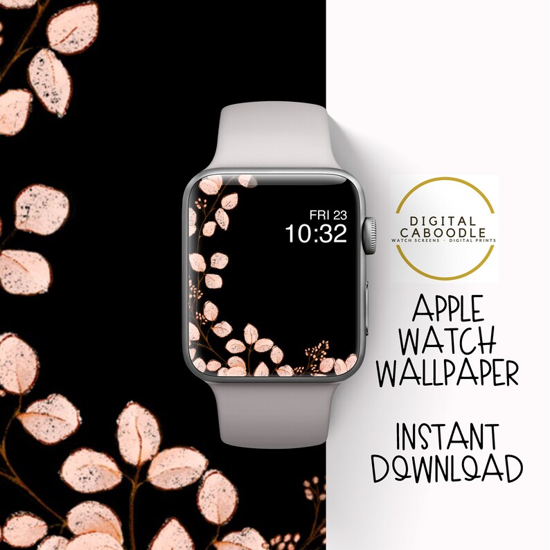 Apple Watch Wallpaper Apple Watch Hintergrund Blumen Uhr Etsy