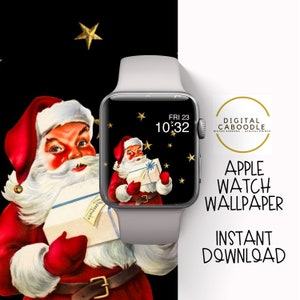 Apple Watch Wallpaper Gingerbread Man Christmas Apple Watch Etsy