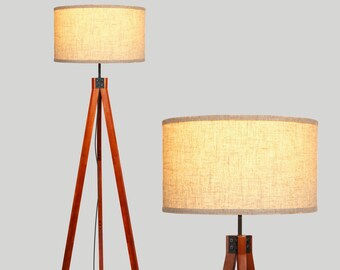 Rustic Floor Lamp Etsy