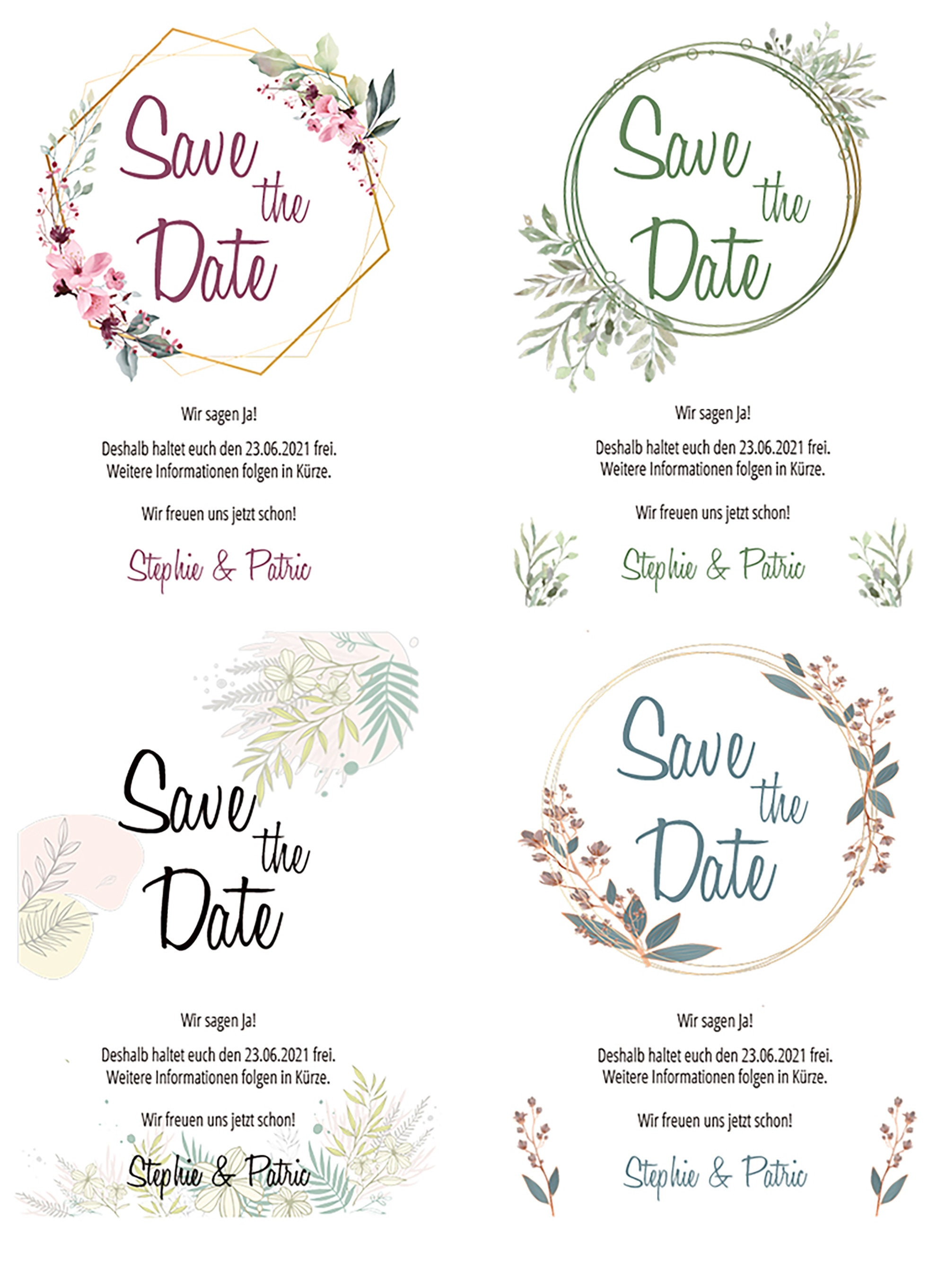 Save the Date Modèle générateur pour votre mariage - Etsy France