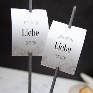 Sparkler labels &quot;Let our love shine&quot; template | LineArt | Wedding decoration | Wedding gift | Wedding dance