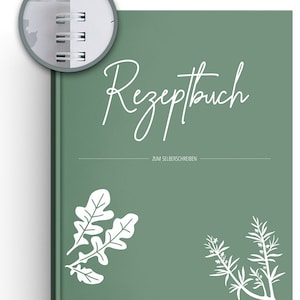 Rezeptbuch zum Selberschreiben DIY Kochbuch als Geschenkidee DINA5 Hardcover mit Ringbuch Bild 5