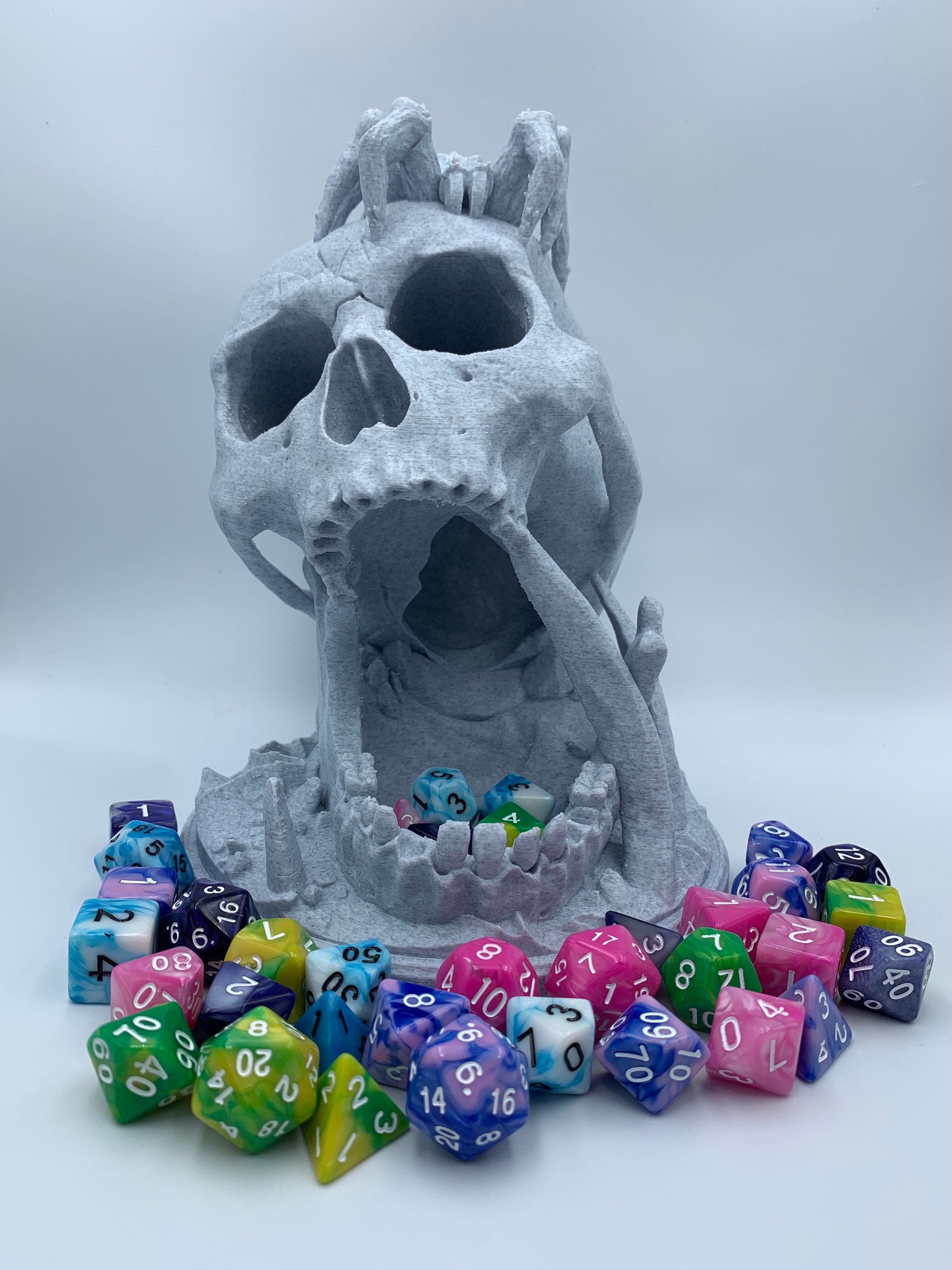 Skull Spider Deserts Kiss Dice Tower by Ars Moriendi D&D Etsy