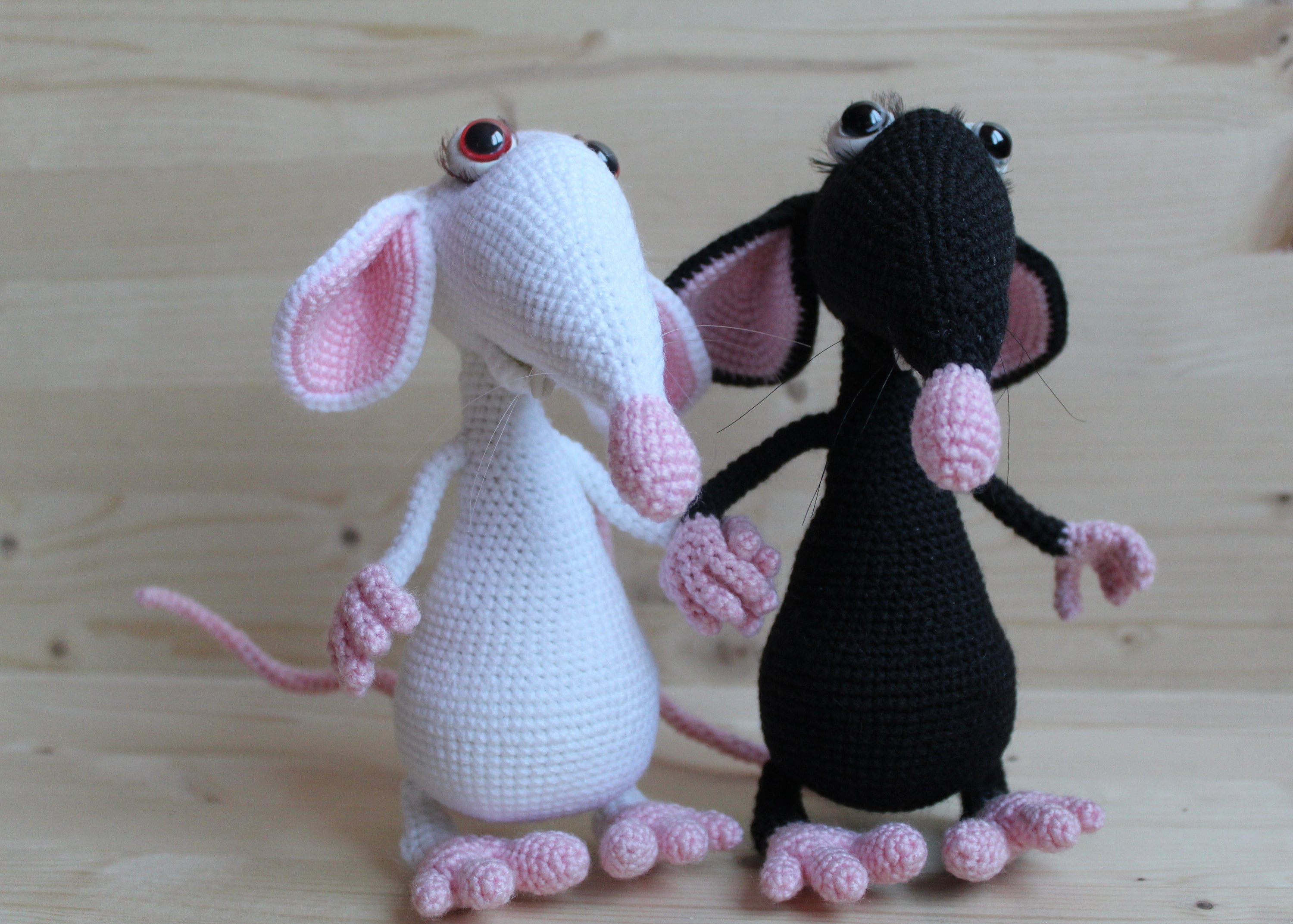 Rat crochet pattern Amigurumi rat Crochet rat tutorial Rat Etsy