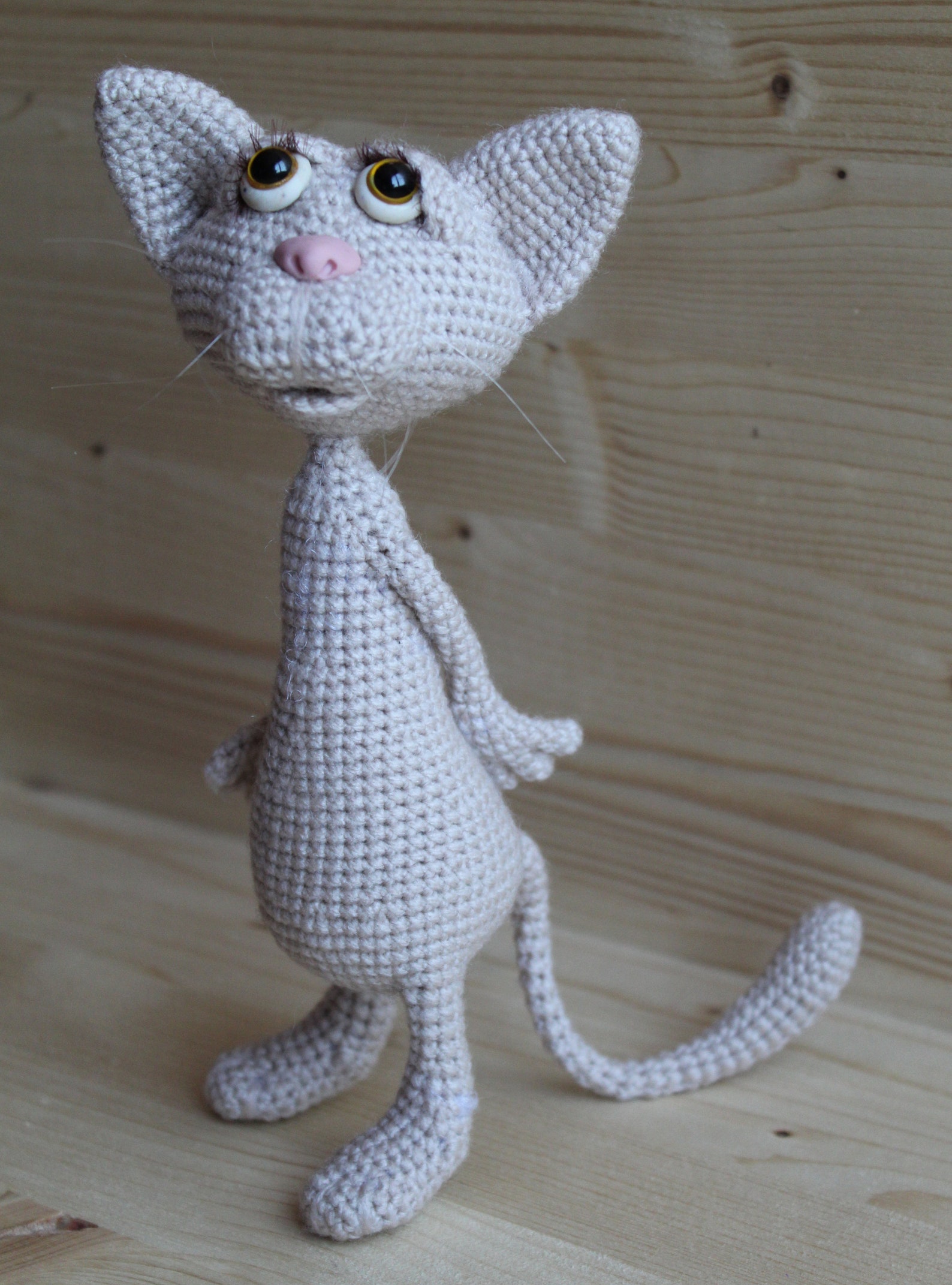 Crochet Cat in Clothes English Pattern Amigurumi Etsy Canada